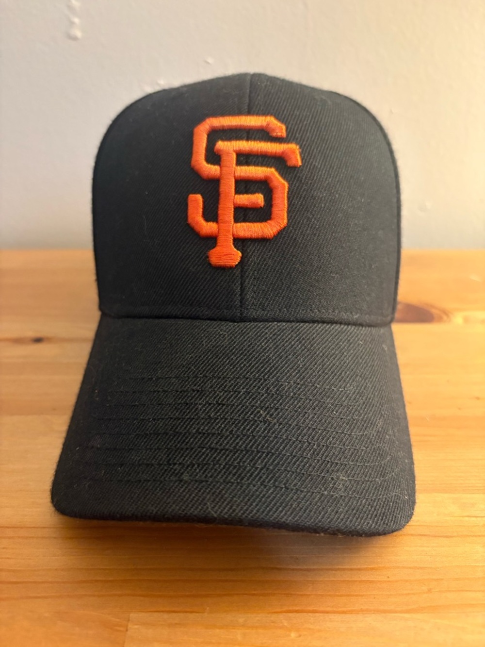 NWOT 47 Brand Black Hat with White Logo